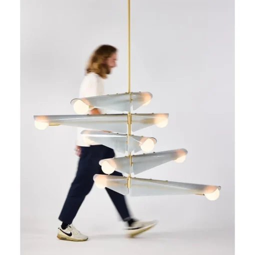 Tala Sycamore 5 Loftlampe Messing/Dawn Grey