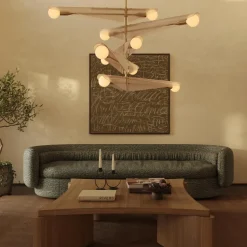 Tala Sycamore 5 Loftlampe Messing/Dawn Grey