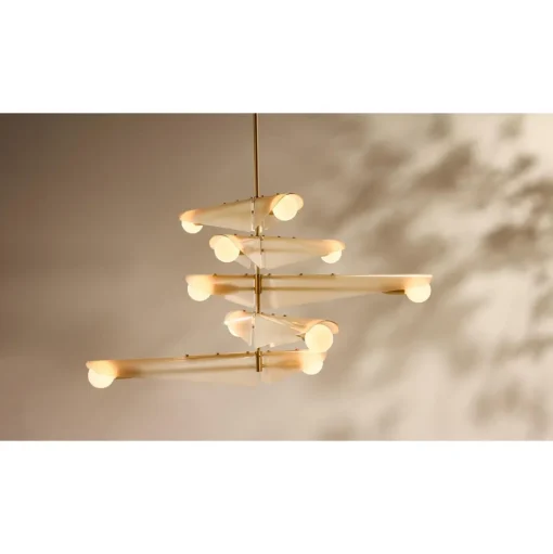 Tala Sycamore 5 Loftlampe Messing/Dusk Pink