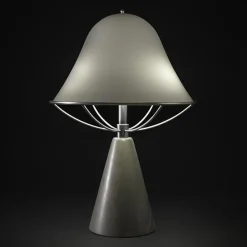 TATO Anita Bordlampe Lysegul/Messing & Brun Marmor
