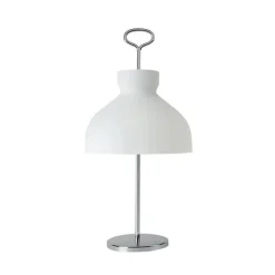 TATO Arenzano Bordlampe Høj Hvid & Krom