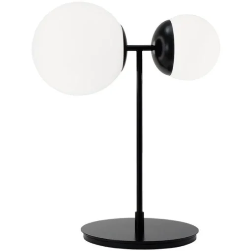 TATO Biba Bordlampe Hvid & Mat Sort