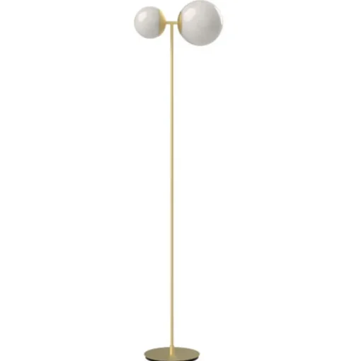 TATO Biba Gulvlampe Hvid & Messing