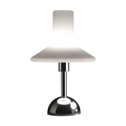 TATO Olly Bordlampe Krom & Hvid Mellem