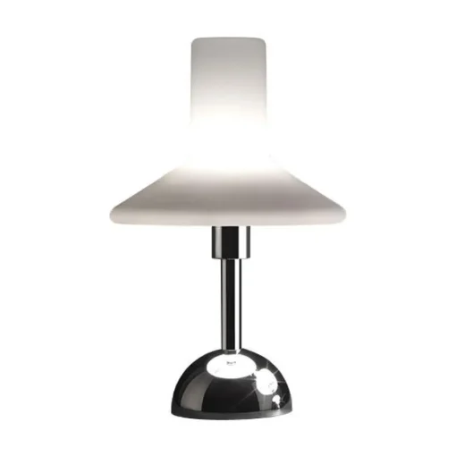 TATO Olly Bordlampe Krom & Hvid Mellem