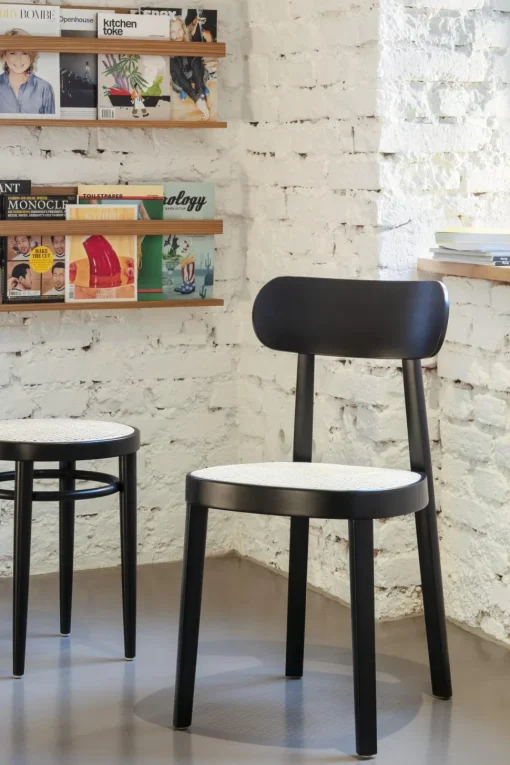 Thonet 118 Spisebordsstol Sort Bejdset Bøgetrá
