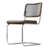 Thonet S 32 N Cantilever Spisebordsstol Krom/Valnød