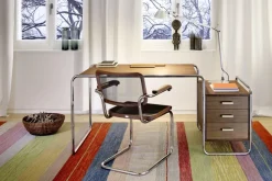 Thonet S 32 N Cantilever Spisebordsstol Krom/Valnød