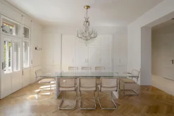 Thonet S 32 N Cantilever Spisebordsstol Krom/Valnød