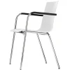 Thonet S 160 Spisebordsstol Krom/Hvid