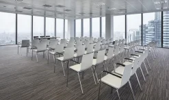 Thonet S 160 Spisebordsstol Krom/Hvid