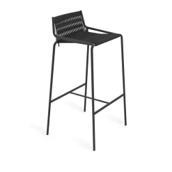 Thorup Copenhagen Noel Barstol Sort/Sort Linned H77 cm