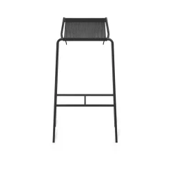 Thorup Copenhagen Noel Barstol Sort/Sort Linned H77 cm