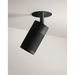 Thorup Copenhagen Patrone Recessed Loftlampe Sortbruneret Messing Box-Fit