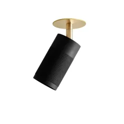 Thorup Copenhagen Patrone Recessed Loftlampe Sort Bruneret Messing/Messing Clip-Fit