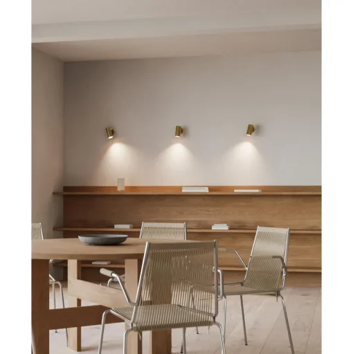Thorup Copenhagen Patrone Recessed Váglampe Lille Bruneret Messing