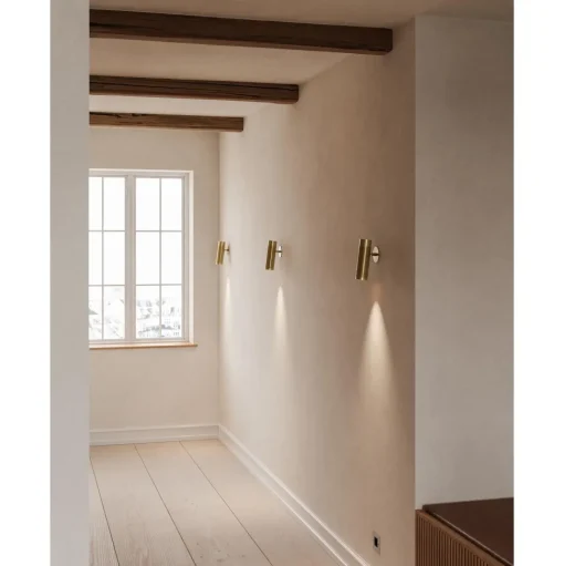 Thorup Copenhagen Patrone Recessed Váglampe Lille Nikkelbelagt Messing