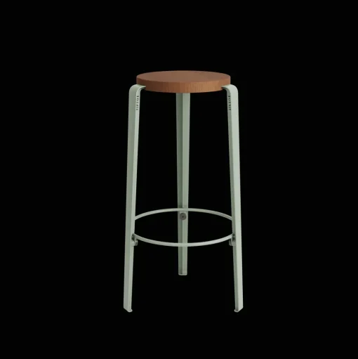 TipToe BIG LOU Skammel Farvet Egetrá/Eucalyptus Grey