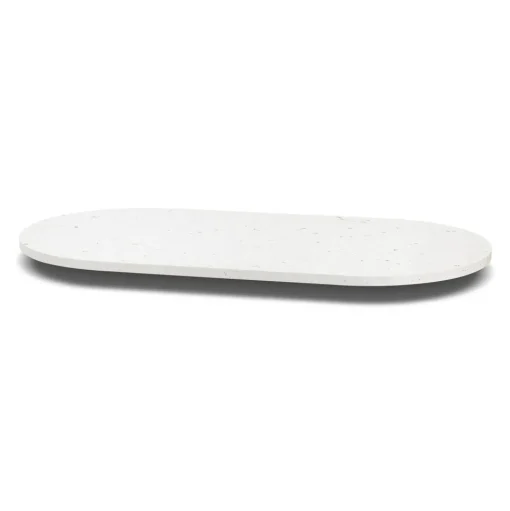 TipToe Bordplade Oblong 100x50cm Genanvendt Plastik Hvid