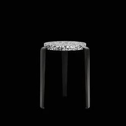 TipToe LOU Skammel Genanvendt Plastik Sort/Graphite Black
