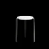 TipToe LOU Skammel Genanvendt Plastik Hvid/Graphite Black