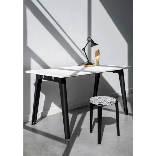TipToe LOU Skammel Genanvendt Plastik Hvid/Graphite Black