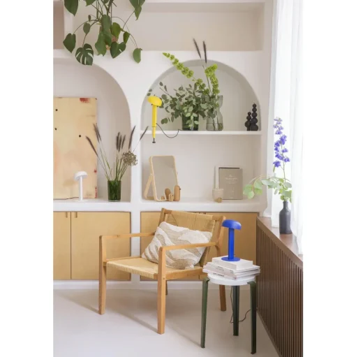 TipToe LOU Skammel Genanvendt Plastik Hvid/Eucalyptus Grey