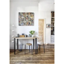TipToe LOU Skammel Genanvendt Plastik Hvid/Cloudy White