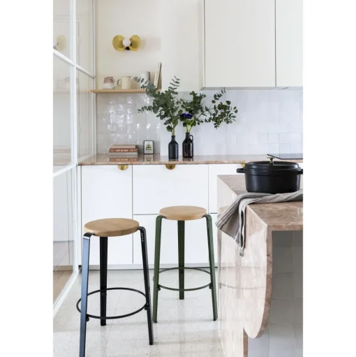 TipToe MI LOU Skammel Farvet Egetrá/Eucalyptus Grey