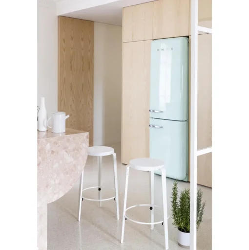 TipToe MI LOU Skammel Genanvendt Plastik Hvid/Rosemary Green