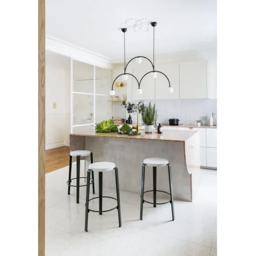 TipToe MI LOU Skammel Genanvendt Plastik Sort/Graphite Black