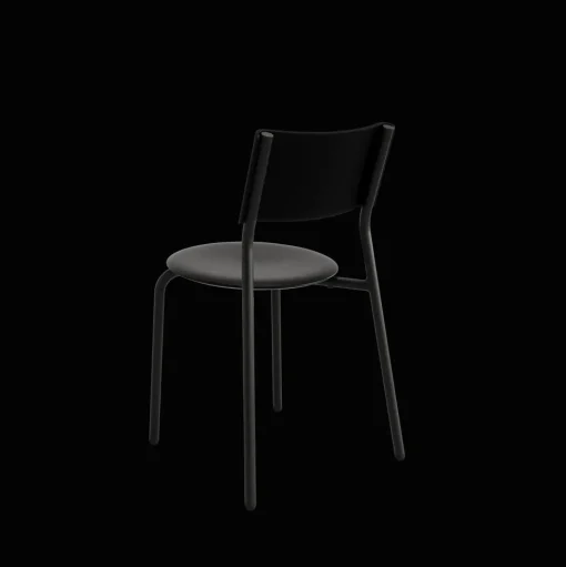 TipToe Midi SSDr Spisebordsstol Graphite Black