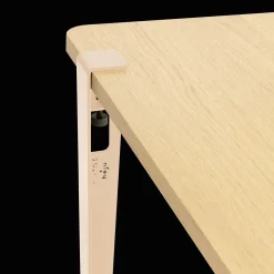 TipToe x Heju Ben Til Spisebord/Skrivebord/Konsolbord 75 cm Aurora Pink