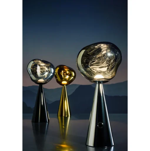 Tom Dixon Melt Transportabel Bordlampe Guld