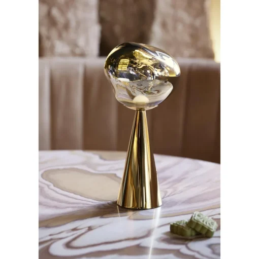 Tom Dixon Melt Transportabel Bordlampe Guld