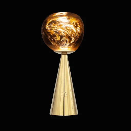 Tom Dixon Melt Transportabel Bordlampe Guld