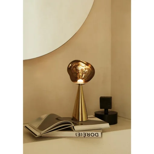 Tom Dixon Melt Transportabel Bordlampe Guld