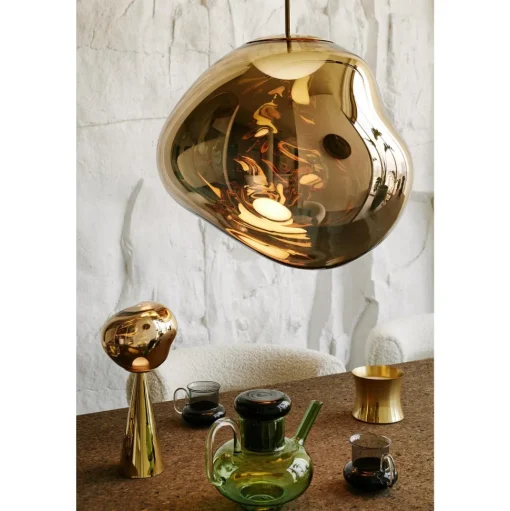 Tom Dixon Melt Transportabel Bordlampe Guld