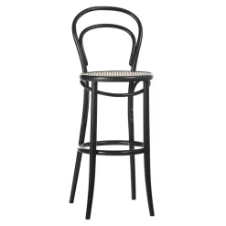 TON No 14 Barstol 76 cm Rattan/Sort