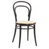 TON No 14 Spisebordsstol Rattan/Sort