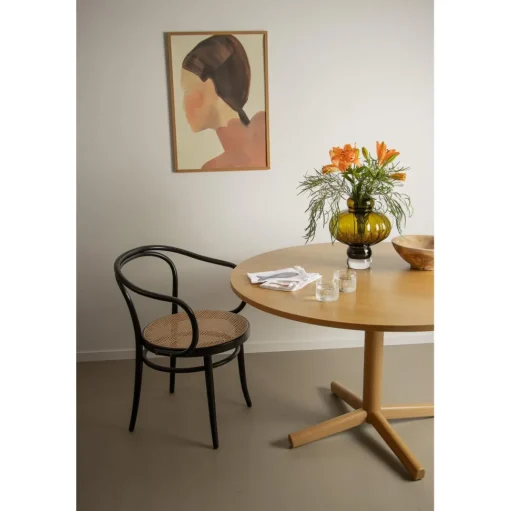 TON No 30 Spisebordsstol Rattan/Kaffe