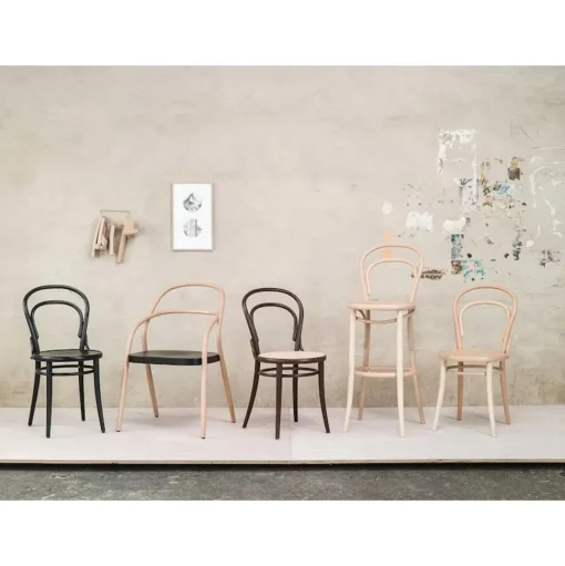TON No 30 Spisebordsstol Rattan/Kaffe