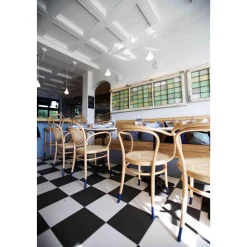 TON No 30 Spisebordsstol Rattan/Kaffe