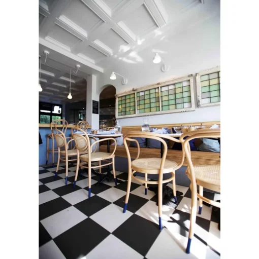 TON No 30 Spisebordsstol Rattan/Kaffe