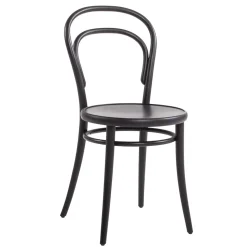 TON No 14 Spisebordsstol Sort