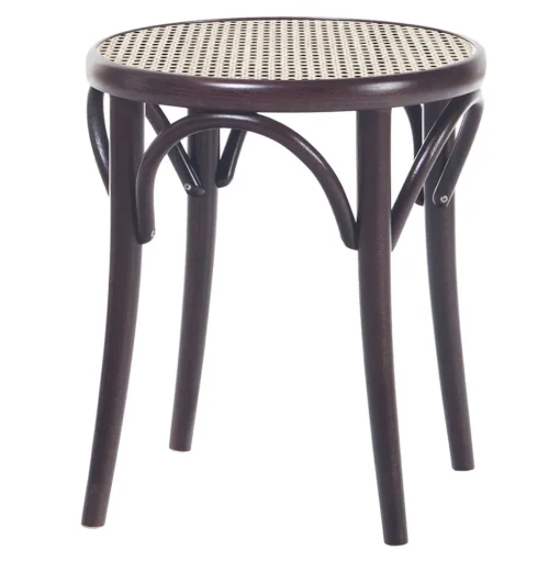 TON No 60 Taburet Rattan/Kaffe