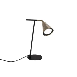 TOOY Gordon 561.31 Bordlampe Mat Sort/Børstet Messing