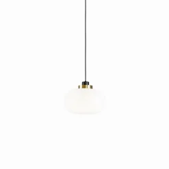 TOOY Legier 557.24 PendelØ35 cm Opal Hvid/Messing