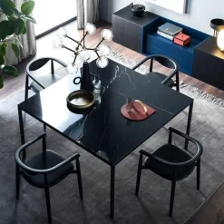 TOOY Nabila 552.19 Pendel Mat Sort/Sort Krom med Røget Glas