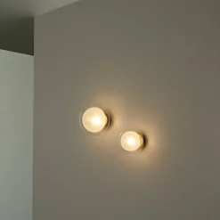 TOOY Nabila 552.41 Vág/Loftlampe Mat Sort/Børstet Messing med Klar Glas